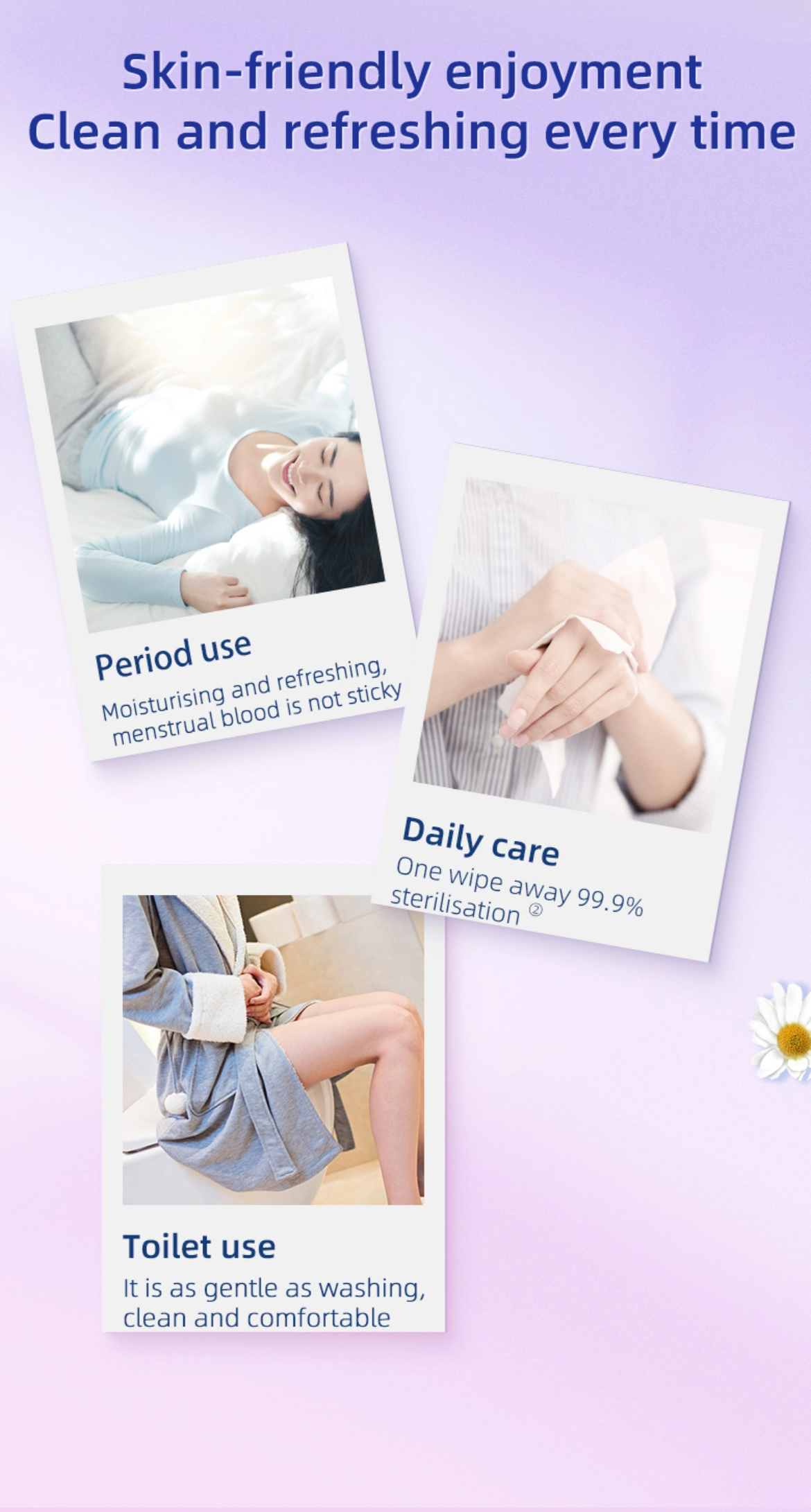 C&S Flushable Feminine Hygiene Wipe ( 40 pc per pack) - Image 12