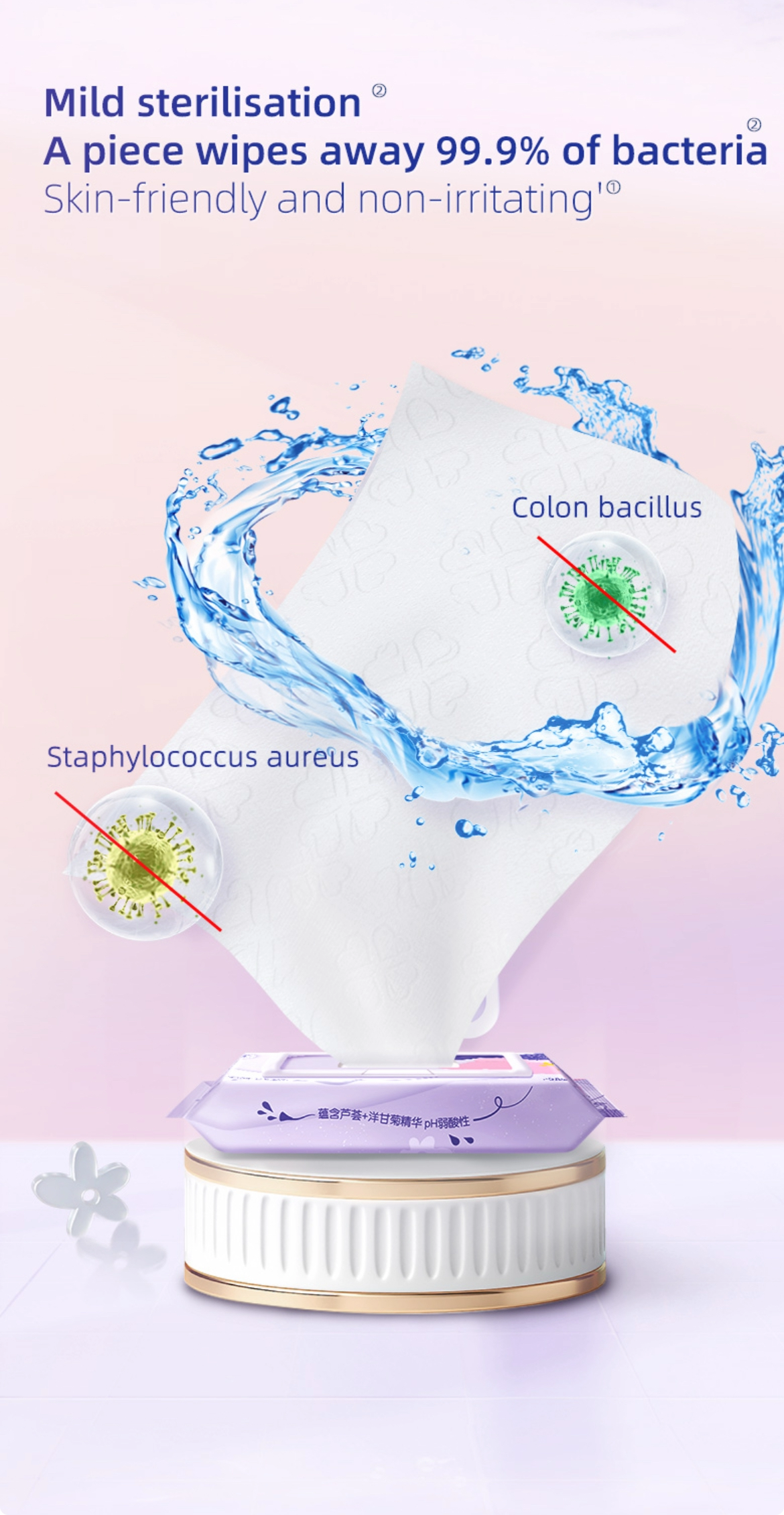 C&S Flushable Feminine Hygiene Wipe ( 40 pc per pack) - Image 6